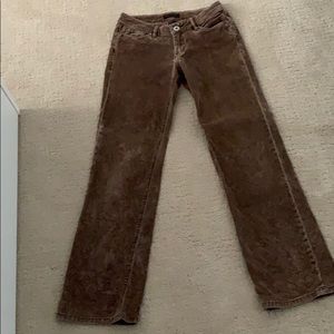 Christopher Brown Crushed velvet brown jeans